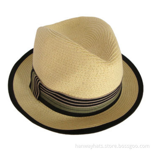 Ladies' Fedora Straw Hat, Fashionable Style, 2012 Hot Sale